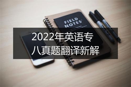 2022年英语专八真题翻译新解