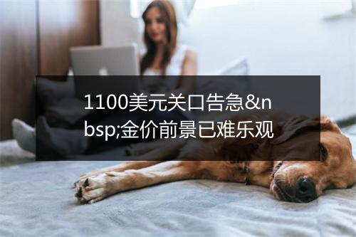 1100美元关口告急 金价前景已难乐观