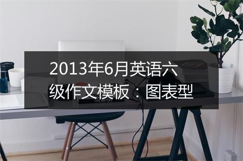 2013年6月英语六级作文模板：图表型