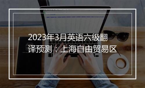 2023年3月英语六级翻译预测：上海自由贸易区