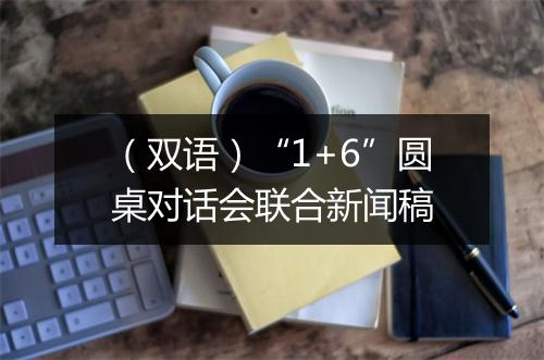 （双语）“1+6”圆桌对话会联合新闻稿