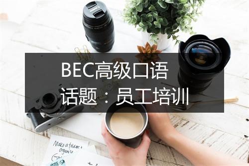 BEC高级口语话题：员工培训