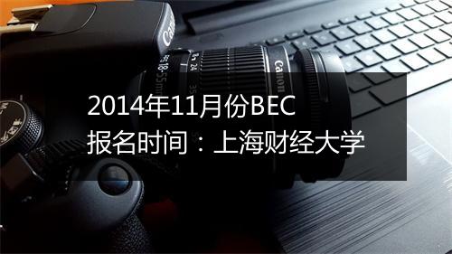 2014年11月份BEC报名时间：上海财经大学