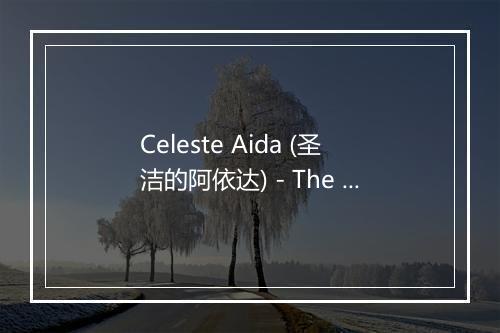 Celeste Aida (圣洁的阿依达) - The Mulberry Festival Orchestra-歌词