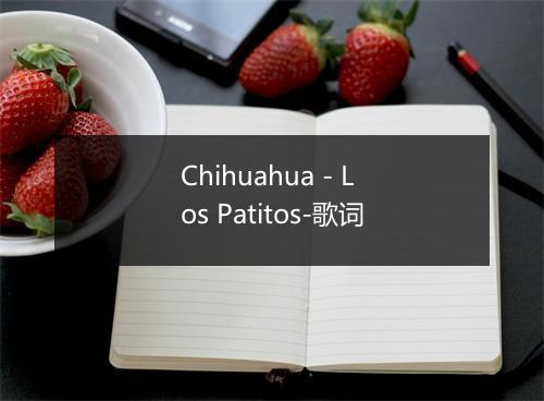 Chihuahua - Los Patitos-歌词