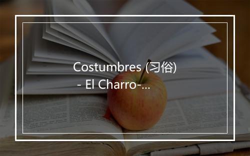 Costumbres (习俗) - El Charro-歌词