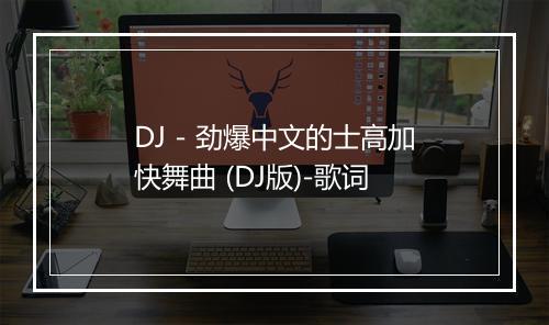 DJ - 劲爆中文的士高加快舞曲 (DJ版)-歌词