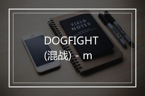 DOGFIGHT (混战) - m