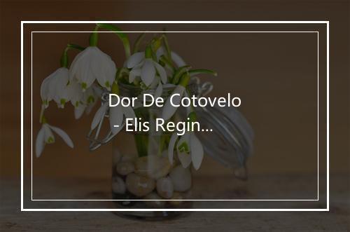 Dor De Cotovelo - Elis Regina-歌词_3