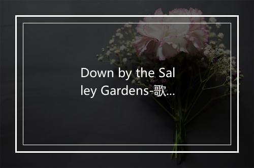 Down by the Salley Gardens-歌词_2