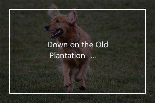 Down on the Old Plantation - The Browns-歌词