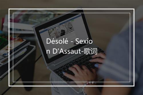 Désolé - Sexion D'Assaut-歌词