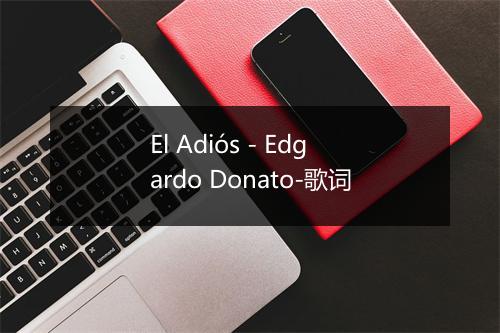 El Adiós - Edgardo Donato-歌词