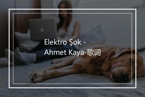 Elektro Şok - Ahmet Kaya-歌词