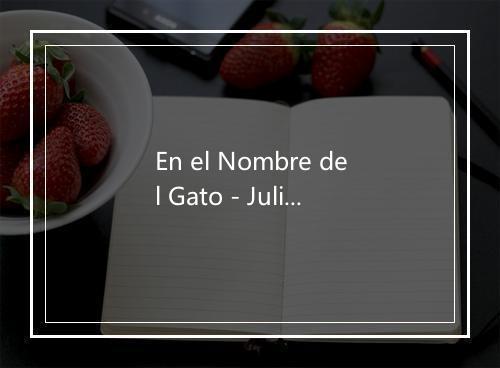 En el Nombre del Gato - Julio Bustamante-歌词