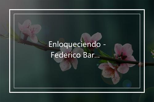 Enloqueciendo - Federico Barenboin-歌词