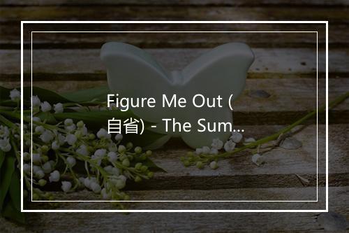 Figure Me Out (自省) - The Summer Set (夏日套装)-歌词