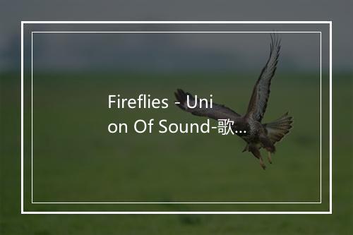 Fireflies - Union Of Sound-歌词_4