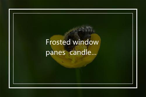 Frosted window panes  candles gleaming inside-歌词_9