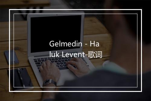 Gelmedin - Haluk Levent-歌词