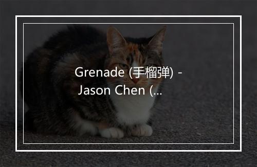 Grenade (手榴弹) - Jason Chen (陈以桐)-歌词