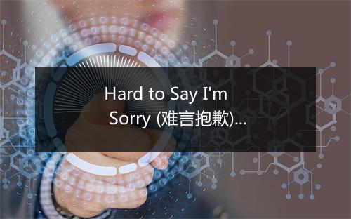 Hard to Say I'm Sorry (难言抱歉) - The Karaoke Channel (卡拉OK频道)-歌词