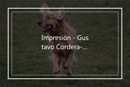 Impresión - Gustavo Cordera-歌词