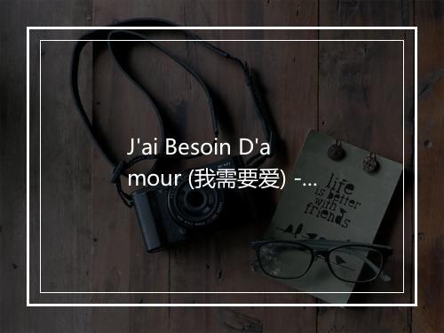 J'ai Besoin D'amour (我需要爱) - Hits Variété Pop-歌词