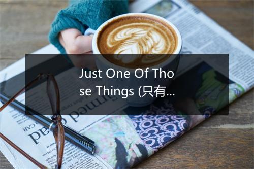 Just One Of Those Things (只有其一) - Anita O'Day-歌词_2