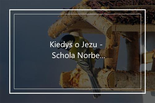 Kiedys o Jezu - Schola Norbertanki-歌词