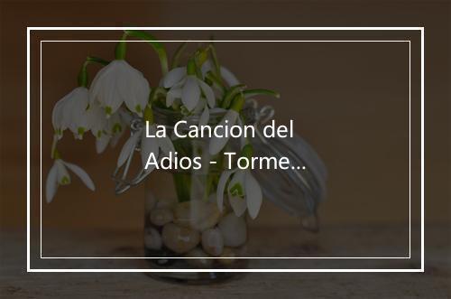 La Cancion del Adios - Tormenta-歌词