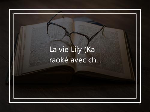 La vie Lily (Karaoké avec chant témoin) [Rendu célèbre par Joe Dassin] - Karaoke