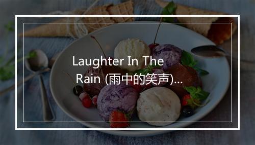 Laughter In The Rain (雨中的笑声) - The Sign Posters-歌词