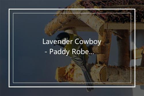 Lavender Cowboy - Paddy Roberts-歌词_1