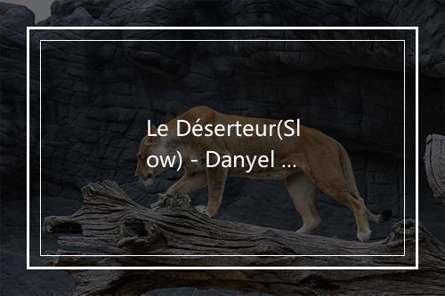 Le Déserteur(Slow) - Danyel Dorgère Et Son Orchestre-歌词