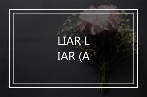 LIAR LIAR (A