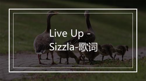 Live Up - Sizzla-歌词