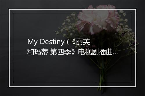 My Destiny (《丽芙和玛蒂 第四季》电视剧插曲) - Dove Cameron-歌词