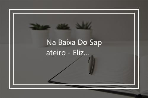 Na Baixa Do Sapateiro - Elizeth Cardoso-歌词