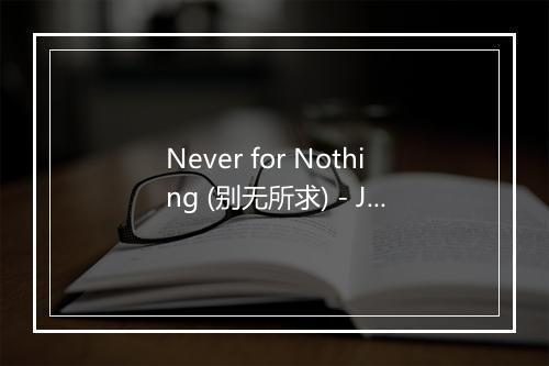 Never for Nothing (别无所求) - Jason Chen (陈以桐)-歌词