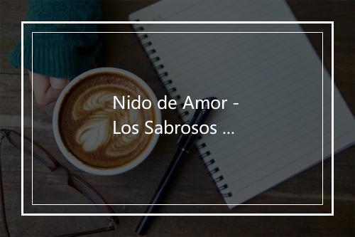 Nido de Amor - Los Sabrosos del Caribe-歌词