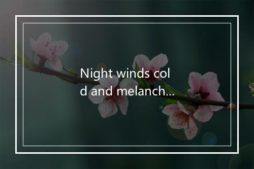 Night winds cold and melancholy-歌词_2