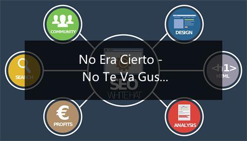 No Era Cierto - No Te Va Gustar-歌词