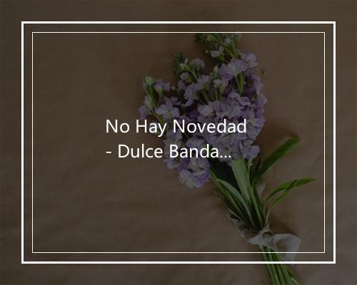 No Hay Novedad - Dulce Banda Guatemala-歌词