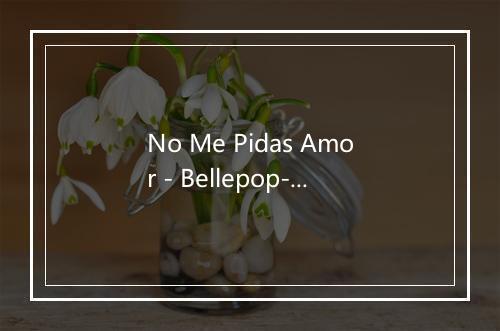 No Me Pidas Amor - Bellepop-歌词