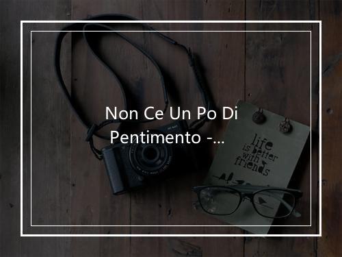 Non Ce Un Po Di Pentimento - Rita Pavone-歌词_5