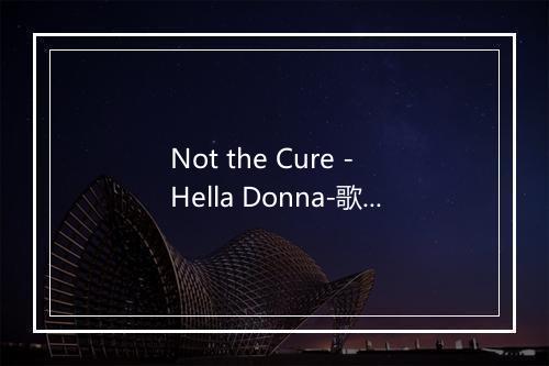 Not the Cure - Hella Donna-歌词