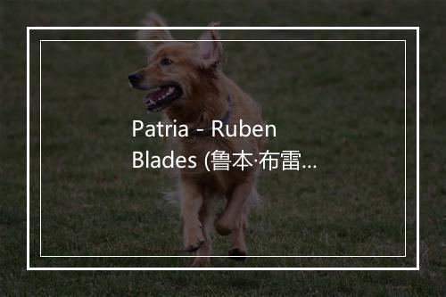 Patria - Ruben Blades (鲁本·布雷德斯)-歌词