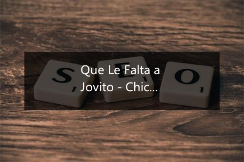 Que Le Falta a Jovito - Chico Che y La Crisis-歌词