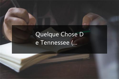 Quelque Chose De Tennessee (来自田纳西的东西) - Audio Idols (音频偶像)-歌词_1